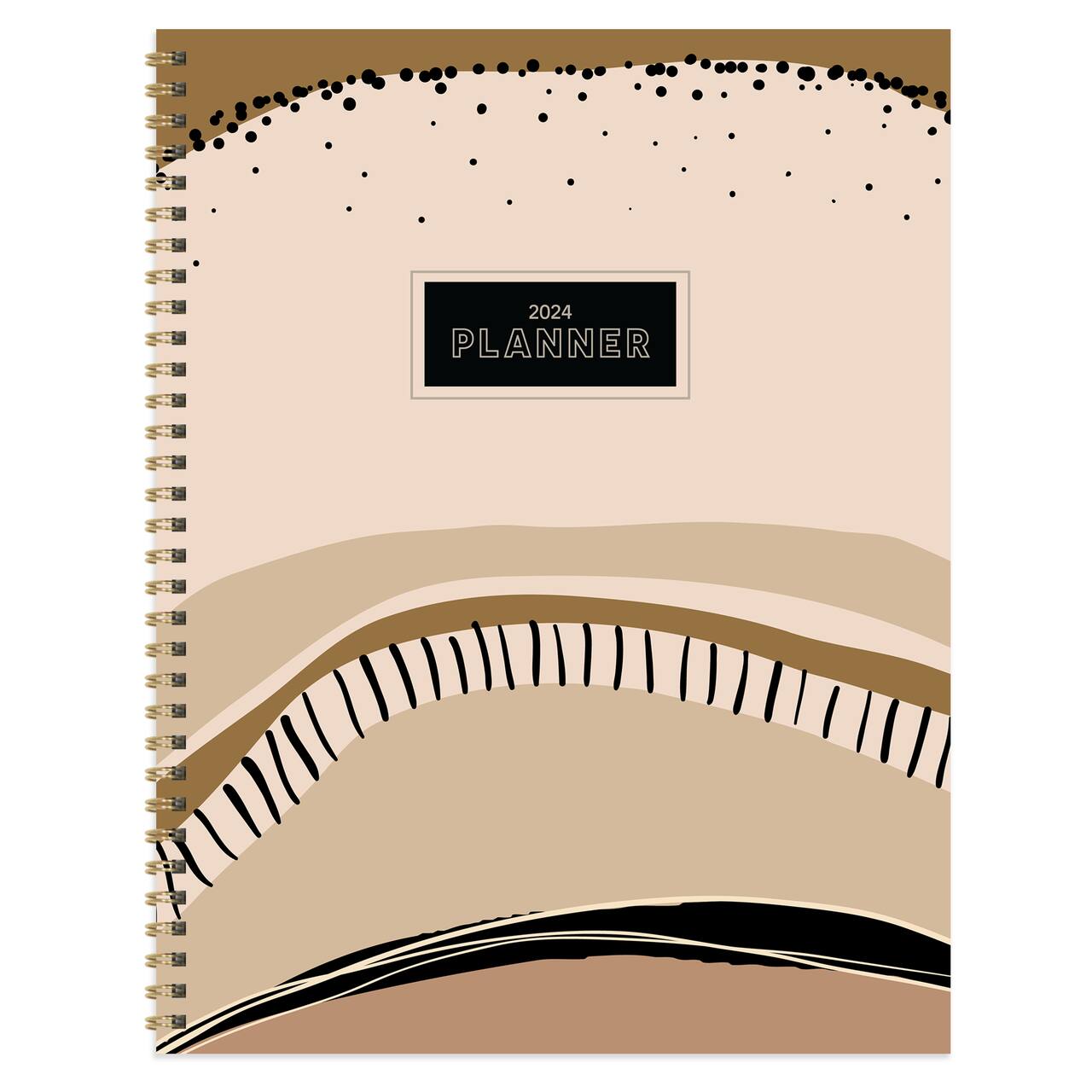 TF Publishing 2024 Black Tan Large Planner Michaels tf-publishing-2024-black-tan-large-planner-michaels